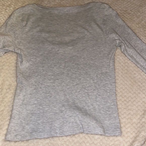 Gray Brandy Melville long sleeve top - Picture 5 of 5